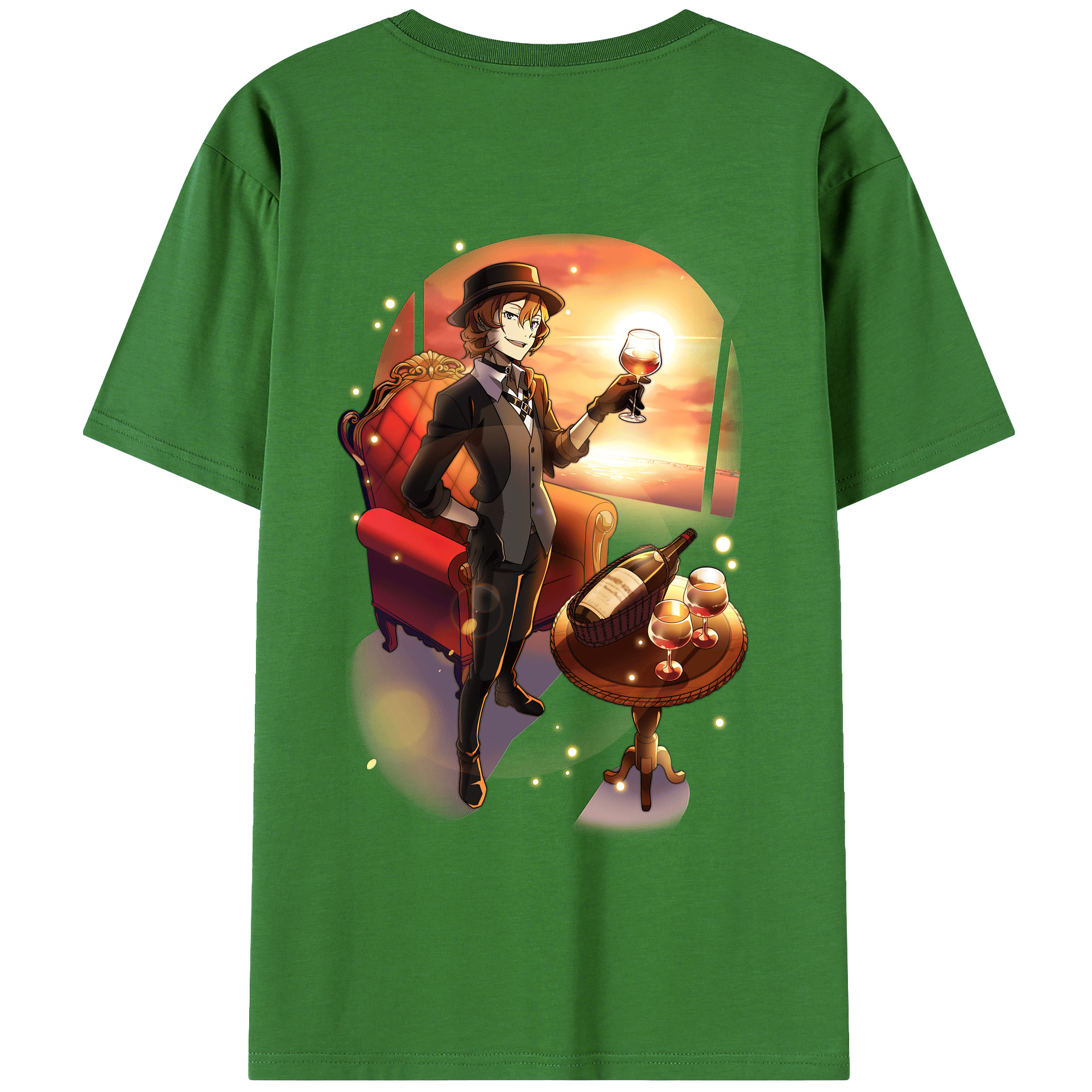 （画像用） 文豪ストレイドッグス Bungo Stray Dogs レディース半袖Tシャツ(バックプリント)